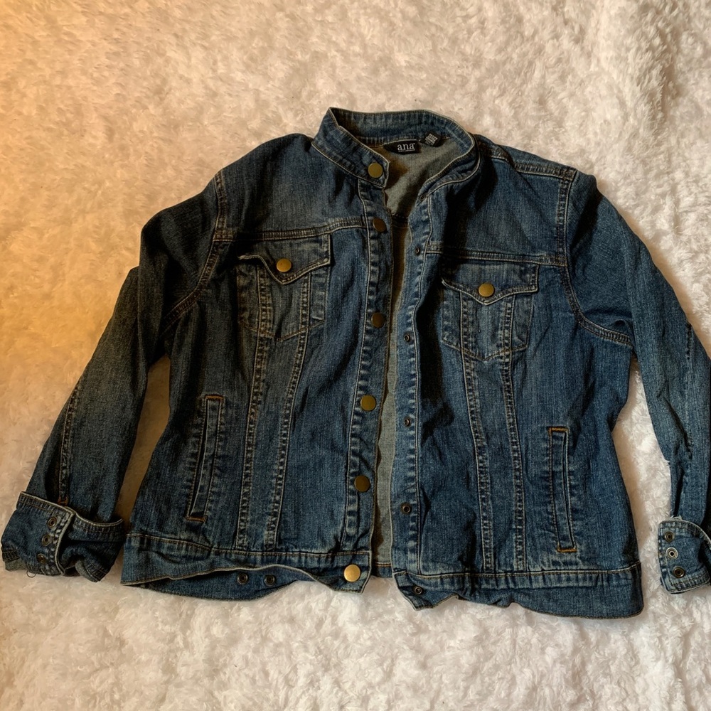 A.N.A Vintage Denim Jacket Blue